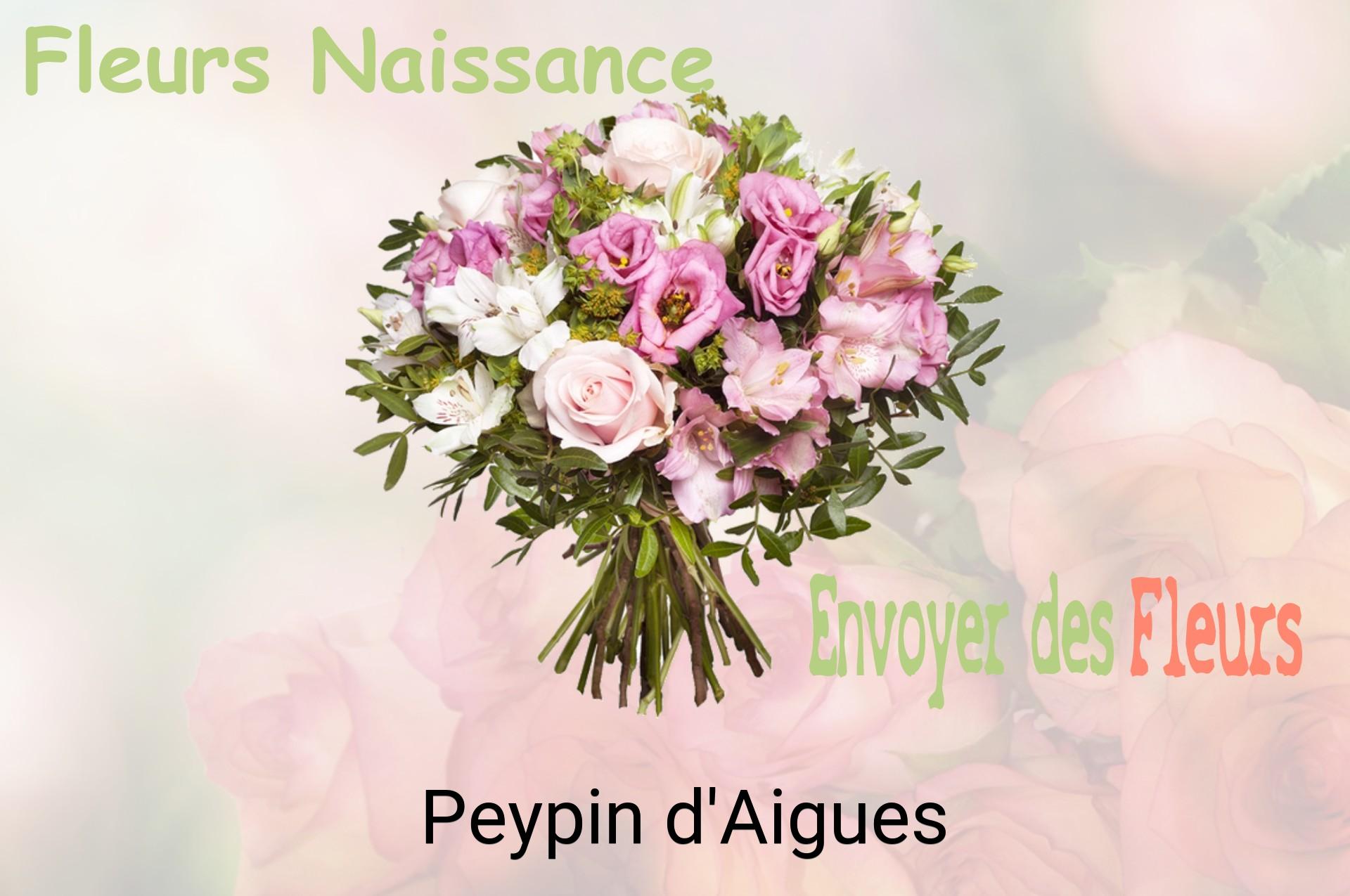 Bouquet de fleurs de naissance livré à Peypin-d'Aigues
